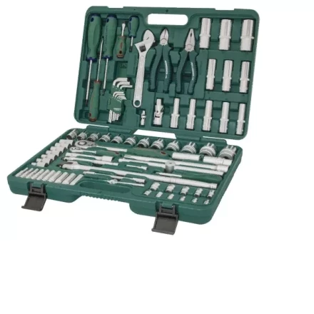 Набор головок торцевых универсальный 1/2&quot;DR 8-32мм  1/4&quot;DR 4-13мм  ключи угловые 1,5-10мм  отвертки   83предмета S04Н52483 S Jonnesway 48507 купить в Кургане