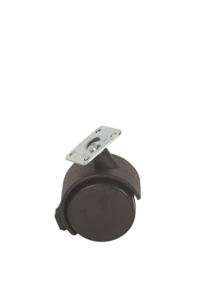 Колесо мебельное поворотное TWPB 50 50 мм с площадкой и тормозом 1027272 купить в Кургане