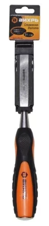 Стамеска-долото 24мм двухкомпонентная усиленная рукоятка CrV Вихрь купить в Кургане