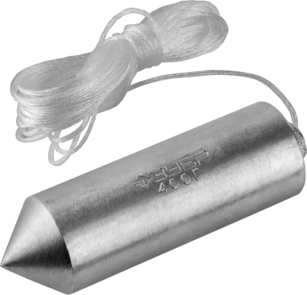 Отвес ЗУБР &quot;МАСТЕР&quot; строительный со шнуром, в пластиковом контейнере, 600 г 0636-600_z01 купить в Кургане