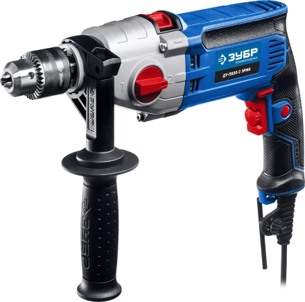 Дрель ударная двухскоростная + кейс ДУ-П850-2 ЭРМК серия ПРОФЕССИОНАЛ купить в Кургане