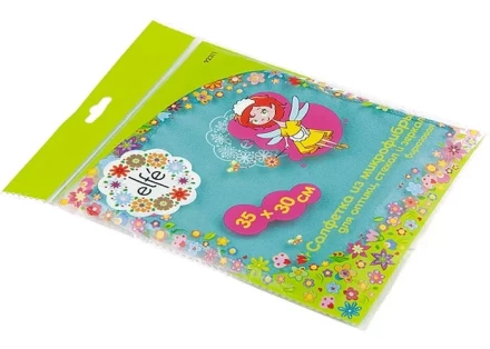 Салфетка из микрофибры для оптики стекол и зеркал коралловая 350х300 мм Elfe 92309 купить в Кургане