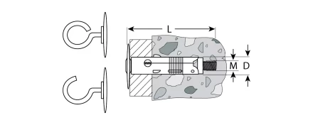 Анкеры облегченные с полукольцом пакет серия Без серии купить в Кургане
