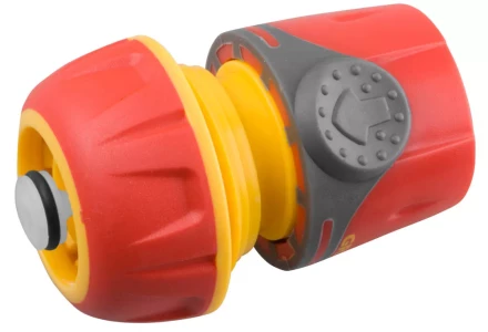 Соединитель GRINDA &quot;Premium&quot; с автостопом, пластмассовый с TPR, 3/4&quot; 8-426430 купить в Кургане