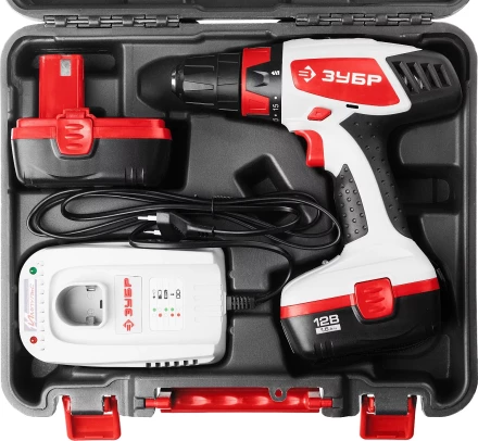 Дрель-шуруповерт 2 АКБ ЗДА-12-2 КИН серия МАСТЕР купить в Кургане