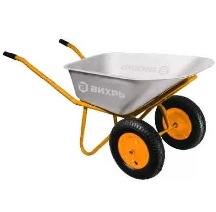 Тачка садово-строительная Вихрь Т90-2 двухколесная купить в Кургане