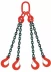 Строп цепной четырехветвевой 4СЦ 6.7 т L=2 м 8 кл с торцевыми захватами для труб купить в Кургане