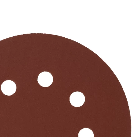 Круг абразивный на ворсовой подложке под &quot;липучку&quot;, перфорированный, P 600, 125 мм, 5 шт Сибртех 738167 купить в Кургане