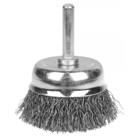 ЗУБР &quot;ЭКСПЕРТ&quot;. Щетка чашечная для дрели, витая стальная проволока 0,3мм, 63мм 35253-063_z01 купить в Кургане