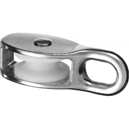 Блок ЗУБР &quot;МАСТЕР&quot; одинарный, оцинкованный, нейлоновый шкив, 5x15мм, 15 шт 4-304585-15 купить в Кургане