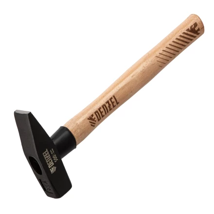 Молоток слесарный, 500 г Denzel, кованый квадратный боек, буковая рукоятка, 10429 купить в Кургане