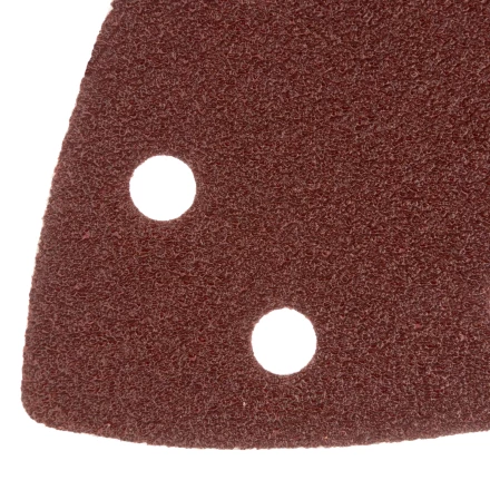 Треугольник абразивный на ворc. подложке под &quot;липучку&quot;, перф., P 80, 150х150х100 мм, 5 шт. Denzel 738597 купить в Кургане