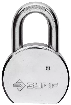 Замок навесной ЗУБР &quot;серия 271&quot; с закаленной дужкой, стальной корпус, 65мм 4-37271-65 купить в Кургане