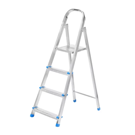 Стремянка Сибртех 97836, 4 ступени, стальная, оцинкованная купить в Кургане
