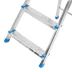 Стремянка Сибртех 97836, 4 ступени, стальная, оцинкованная купить в Кургане