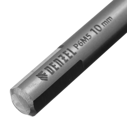 Сверло спиральное по металлу Denzel, 10 х 184 мм, Р6М5, Golden Tip, удлиненное 718263 купить в Кургане