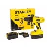 Дрель аккумуляторная Stanley STDC18HBK в кейсе купить в Кургане
