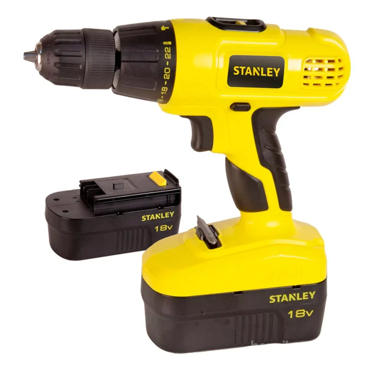 Дрель аккумуляторная Stanley STDC18HBK в кейсе купить в Кургане