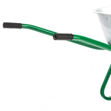 Тачка садово-строительная двухколесная усиленная грузоподьемность 320 кг обьем 100 л Palisad 68937 купить в Кургане