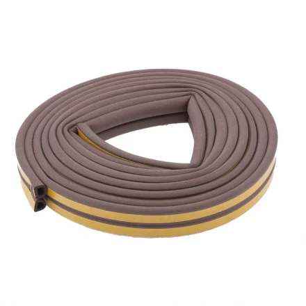 Уплотнитель 24 м профиль &quot;D&quot; коричневый СИБРТЕХ 93938 купить в Кургане