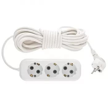 Удлинитель бытовой серия УХз-10-307, с заземлением, 7м, 3 роз., 10А Stern 95768 купить в Кургане