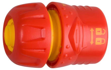 Соединитель GRINDA пластмассовый с запирающим механизмом, 1/2&quot; 8-426327 купить в Кургане