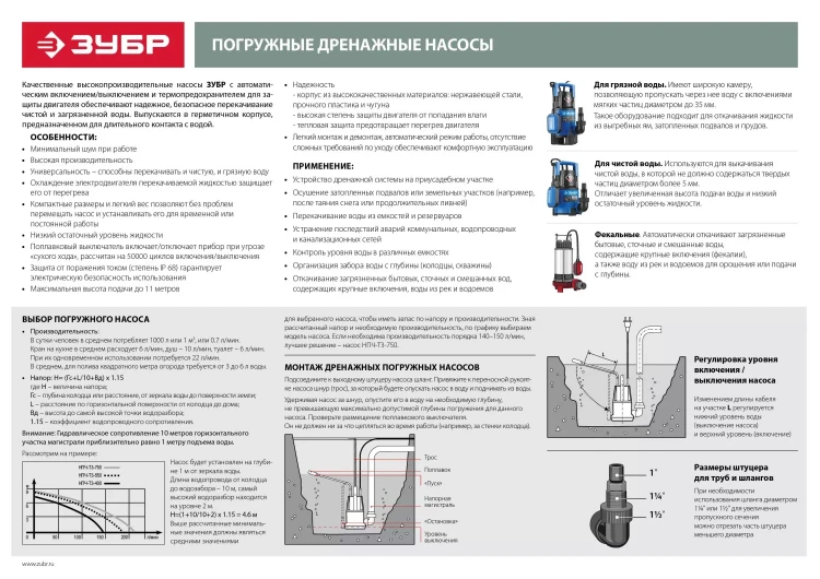 Насос дренажный с большим напором НПЧ-Т5-800-С серия ПРОФЕССИОНАЛ купить в Кургане