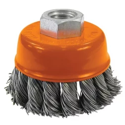 Щетка чашечная для шлифмашин сталь 65мм M14 S-T Кратон 1 11 02 001