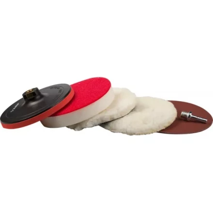 Набор ЗУБР &quot;ЭКСПЕРТ&quot; насадки полировальные для дрели/УШМ, 150мм, 7шт 3591-150-H7 купить в Кургане