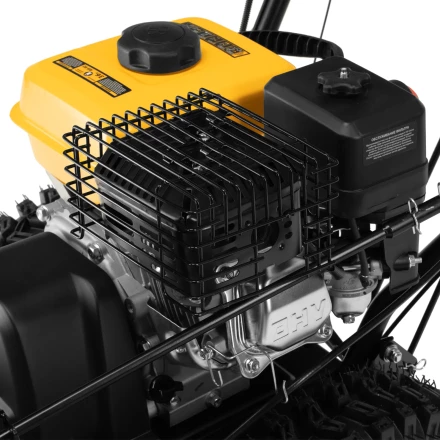 Гибридная снегоуборочная машина с функц. подметания SWB-800, 212 сс, руч. старт, 2 насадки// Denzel 97662 купить в Кургане