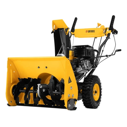Гибридная снегоуборочная машина с функц. подметания SWB-800, 212 сс, руч. старт, 2 насадки// Denzel 97662 купить в Кургане