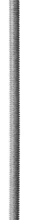 Шпилька ЗУБР резьбовая DIN 975, класс прочности 4.8, оцинкованная,   М14x1000, ТФ0, 1 шт. 4-303350-14-1000 купить в Кургане