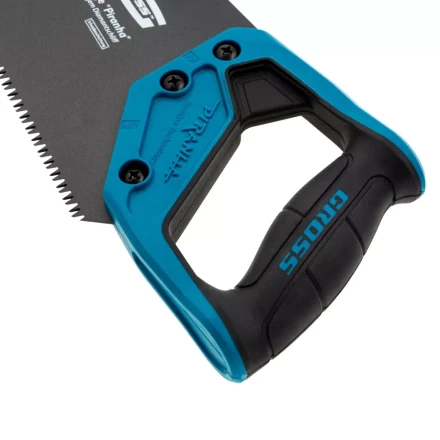 Ножовка по дереву &quot;PIRANHA&quot;, 500 мм, 7 TPI, 3D-зуб, тефлоновое покрытие полотна, двухкомпонентная рукоятка Gross 24115 купить в Кургане