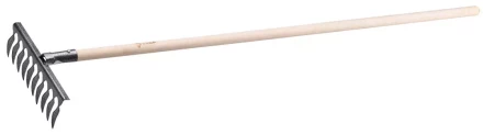 Грабли ЗУБР садовые с черенком, 10 витых зубцов 4-39581-10 купить в Кургане