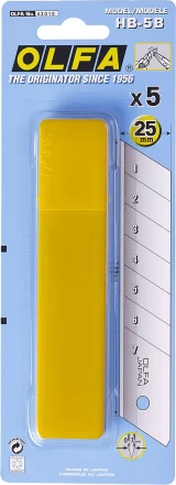 Лезвие OLFA сегментированное, 25х126х0,7мм, 5шт OL-HB-5B купить в Кургане