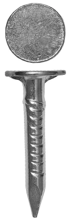 Гвозди оцинкованные с большой головкой, в п/э пакете, 3,0x50мм, 25шт 3060-30-50 купить в Кургане