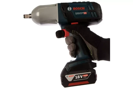 Bosch Аккумуляторный ударный гайковерт GDS 18 V-LI HT 06019B130A купить в Кургане