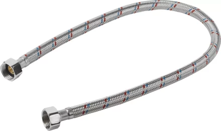 Подводка гибкая STAYER для воды, оплетка из нержавеющей стали, г/г 1/2&quot; - 0,6м 51015-G/G-060 купить в Кургане