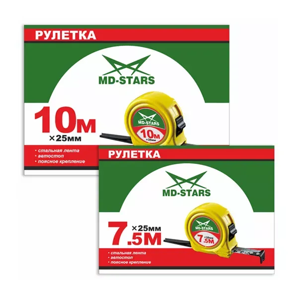Рулетка измерительная MD-STARS 67-5025 купить в Кургане