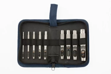 Набор пробойников для кожи Сибртех 2 - 13 мм 9 шт 18309 купить в Кургане