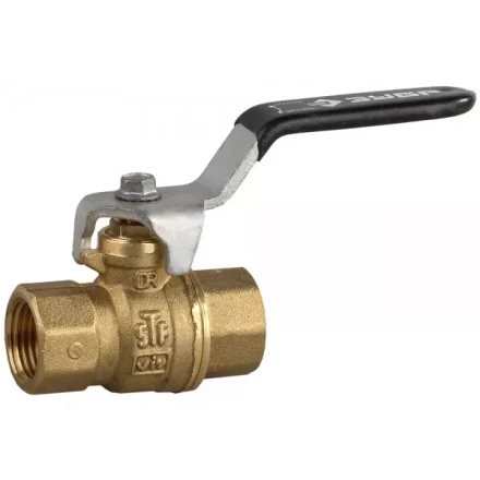 Кран шаровой ЗУБР полнопроходной &quot;мама-мама&quot;, ручка, латунь DZR, 1/2&quot; 4-51320-L-1/2 купить в Кургане