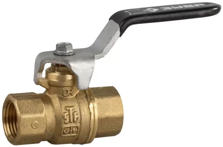 Кран шаровой ЗУБР полнопроходной &quot;мама-мама&quot;, ручка, латунь DZR, 1/2&quot; 4-51320-L-1/2 купить в Кургане