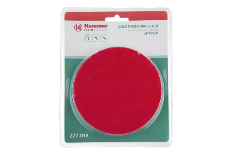 Круг полировальный HAMMER 125 мм (227-018) 1 шт. купить в Кургане