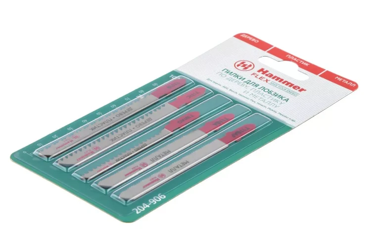 Пилки для лобзика HAMMER JG WD-PL-MT set No6 (5pcs) купить в Кургане