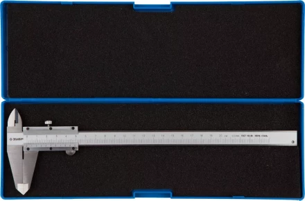 Штангенциркуль ЗУБР &quot;ЭКСПЕРТ&quot;, ШЦ-I-200-0,05,нониусный, сборный корпус, нержавеющая сталь, 200мм,шаг измерения 0,05мм 34512-200 купить в Кургане