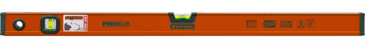 Уровень KRAFTOOL алюминиевый, 2 глазка, 80см 34721-080_z01 купить в Кургане