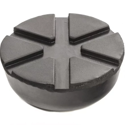 Резиновая опора для подкатного домкрата универсальная D=89 mm d=60 mm H=35 mm MATRIX 50910 купить в Кургане
