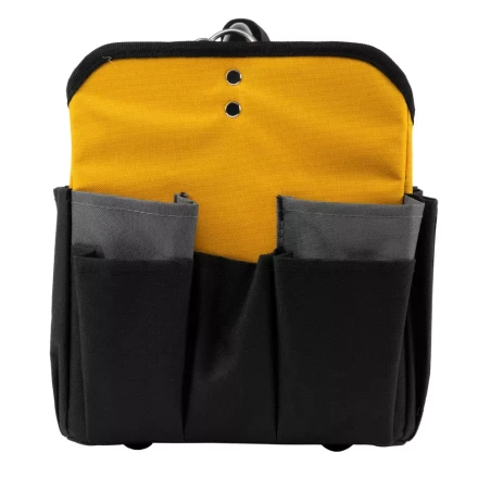 Переноска для инструмента, 260х240х300 мм, 22 кармана, наплечный ремень// Denzel 90294 купить в Кургане