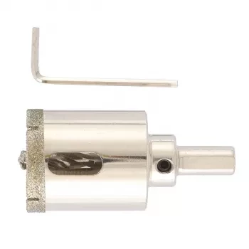 Сверло алмазное по керамограниту 40 х 67 мм 3-гранный хвостовик MATRIX 726403 купить в Кургане