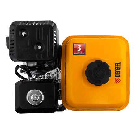 Двигатель бензиновый Denzel RX-17S, 7 л.с., 212 см3, горизонтальный вал шлиц 25 мм 95102 купить в Кургане